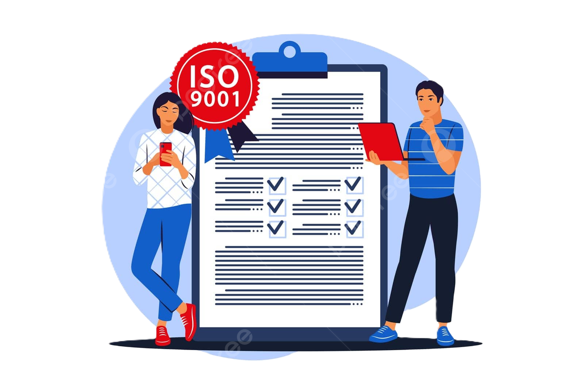 ISO 9001 Certification Illustration
